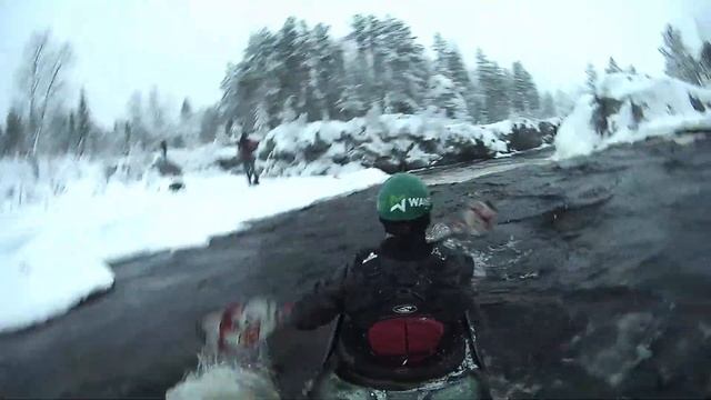 р. Нижний Выг , вдп. Воицкий падун. ( январь 2019 ) смотреть онлайн