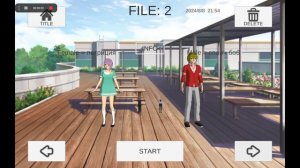 1 часть обзора на игру high school simulator 2018🌹