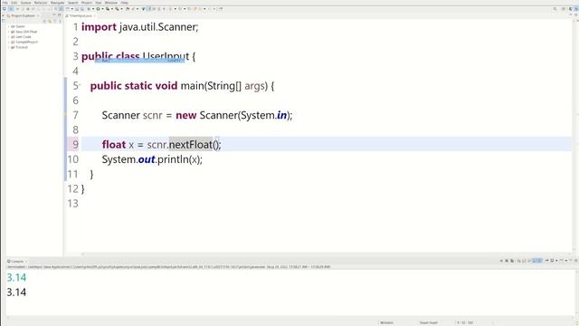 Java User Input / Scanner Class Beginner Tutorial
