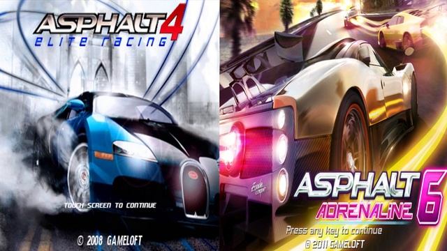 Asphalt 4 & 6 Mashup (BGM 2 & Electro 11 Neon Blur) смотреть онлайн