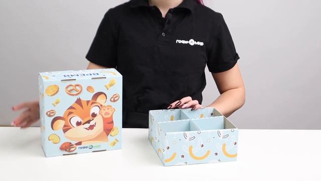 Экологичные коробки из картона для снеков