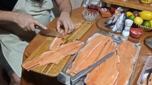 ? Домашний посол?  РЕЦЕПТ  Красной рыбы☝?✍