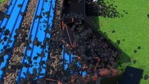 TOMICA Thomas and Friends Slow Motion Crashes: Coal Trucks SMASH into Thomas!