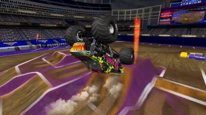 Monster Jam Steel Titans 2 and BeamNG Drive INSANE Backflips