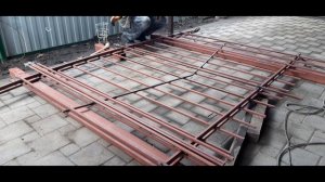 Забор из профильной трубы своими руками. Часть 1