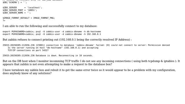 Zabbix cannot connect to a PostgreSQL database (2 Solutions!!) смотреть онлайн
