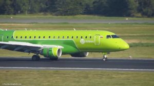 S7 Airlines Embraer 170 (New Livery) [VQ-BYB] Landing at Berlin Tegel Airport (TXL) [Full HD]