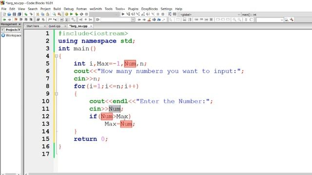 C++ Program #15: Find the Largest Number from the numbers accepted from User смотреть онлайн