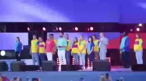 Бурановские бабушки на Всемирном фестивале молодежи и студентов в Сочи.