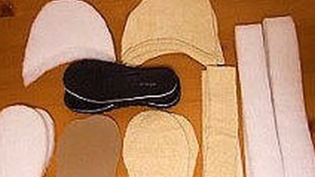 Учимся шить комнатные тапки