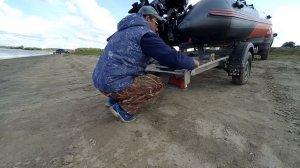 Подъем лодки с воды и подготовка к перевозке на прицепе