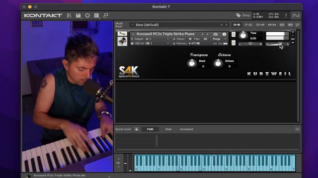SAMPLES KONTAKT | 😁 KURZWEIL Triple Strike Piano (Jordan Rudess) 🔥🎹 смотреть онлайн