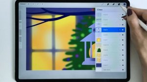 Уроки Procreate. 73. Как преобразить иллюстрацию с помощью размытия.