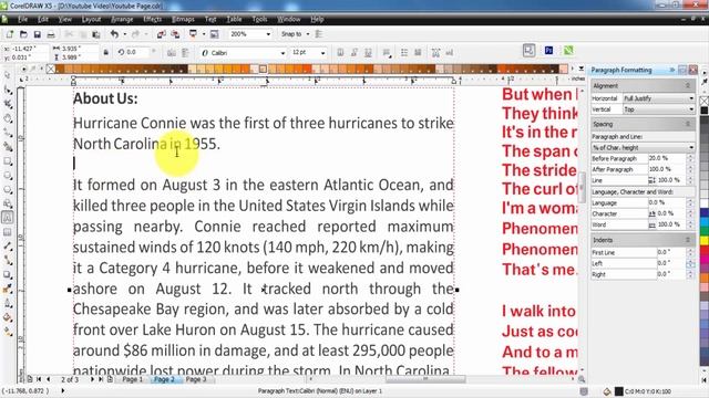 Coreldraw Paragraph Formatting Advance tips for all versions || Shashi Rahi смотреть онлайн