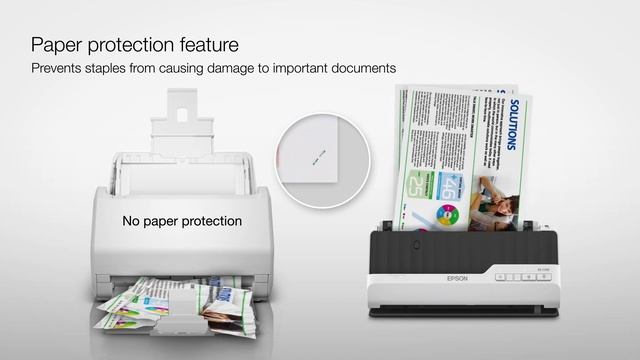 Epson DS-C330 Scanner - Paper Protection Feature
