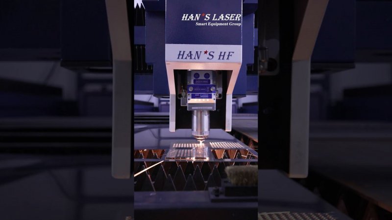 Лазерная резка оцинковки! 12 кВт! #metalworking #fabricationwork #hanslaser #lasercuttingmachine