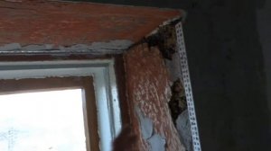 Откосы. Ремонт шлакозаливного дома.