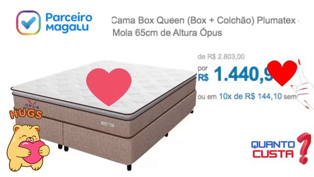 🔥💸   PROMOÇÃO CAMA BOX DO SITE DA MAGALU 🔥💸   MAIS DE 30% DE DESCONTO❗❗❗