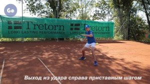 Работа ног в теннисе. Часть 8: Выход из удара