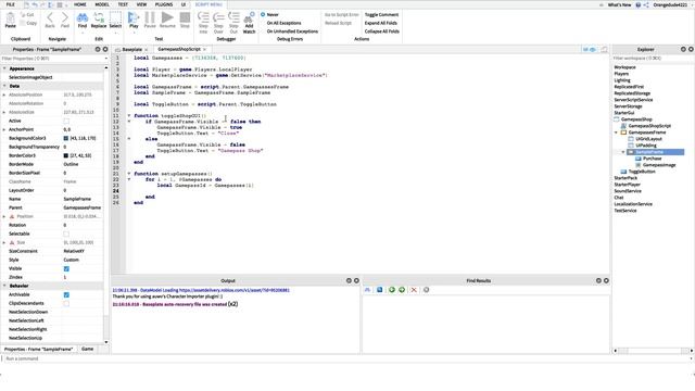 Roblox Scripting Tutorial: How to Script a Gamepass Shop