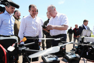 Кондратьев принял участие в испытаниях новых моделей беспилотников