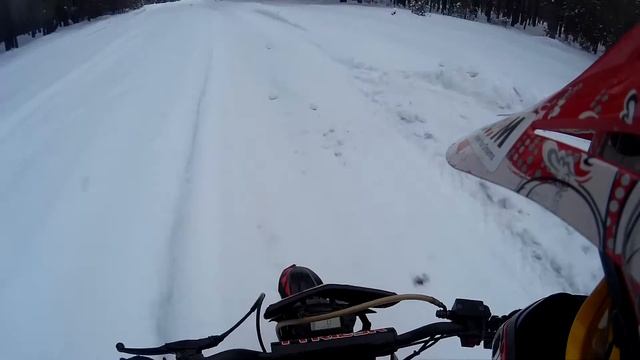 Зима с TTR 125 смотреть онлайн