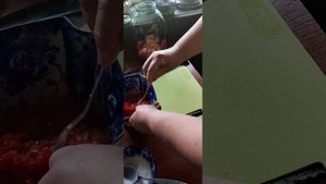 сезонная закуска,?помидоры по корейски