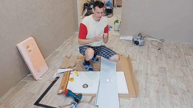 Потолок из пластиковых панелей своими руками. #потолок #своими #ремонт