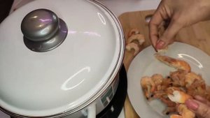 Крем суп из семги с креветками Gala Kitchen Кулинарный канал