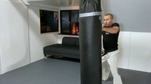 Tutorial Hapkido combination: Jab, cross, inverted kick