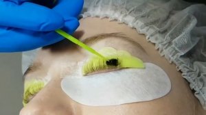 Ламинирование + ботокс ресниц, 3й урок.