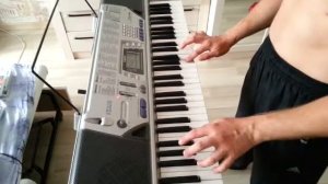 Ласковый май - розовый вечер на синтезаторе casio 496