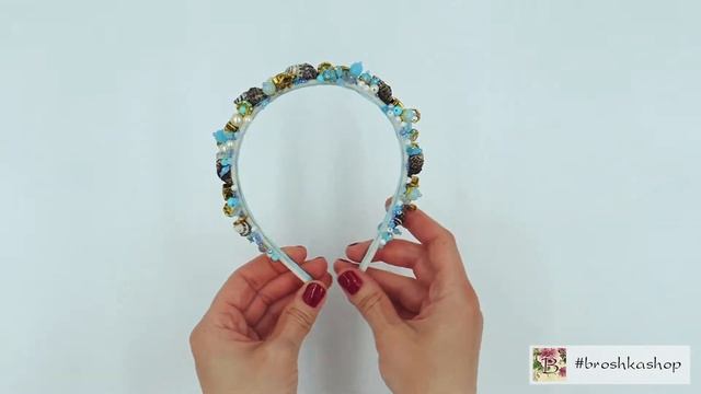 Красивый ободок для волос в морском стиле
