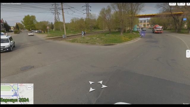 ПОДРОБНО пр. Калинина г Барнаул 2024  (от ул. Кулагина до пр. Космонавтов)