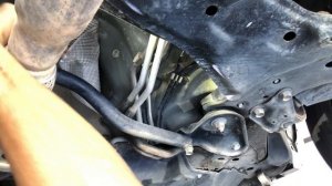 Mazda CX9 Grand Touring, A/C drain is clogged. Easy repair.