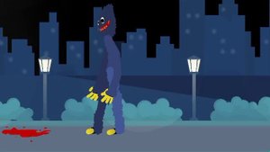 Cartoon cat vs huggy wuggy | stick nodes animation