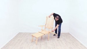 Складываем и раскладываем шезлонг Рандос. Видеоинструкция от «Купистол»