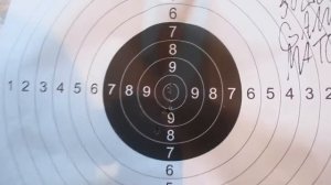 Охота с пневматикой. Иж-61 на гп 140 ат. Отстрел на кучность в 30 шагов.