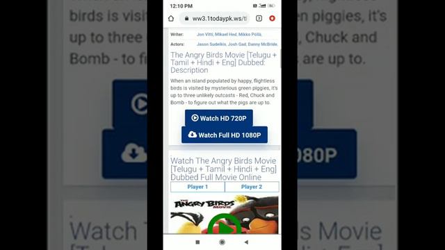Download the Angry Birds full movie in Telugu смотреть онлайн