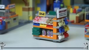 71016 LEGO Супермаркет Симпсонов "Kwik-E-Mart" обзор от дизайнеров Лего на русском языке