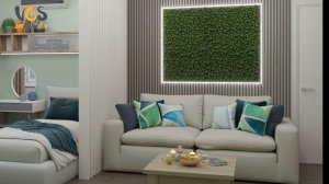 Дизайн интерьера квартиры 45 квадратных метров в 4К