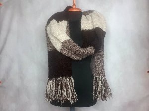 Обзор готового шарфа из букле.