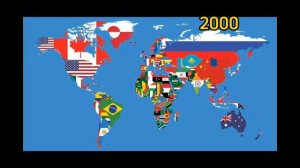 Карта мира в разные годы