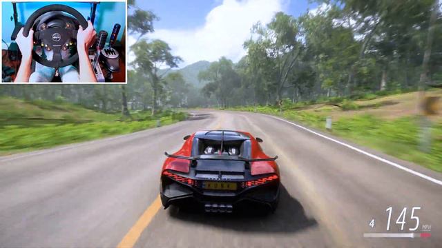 1500HP Bugatti Divo - Forza Horizon 5 (Steering Wheel + Shifter) Gameplay смотреть онлайн