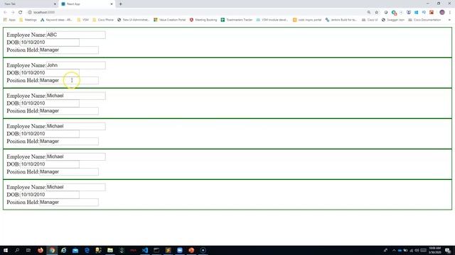 React 4:List of Employees using Map смотреть онлайн
