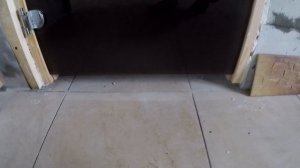 Наклейка кафеля в бане на печку.