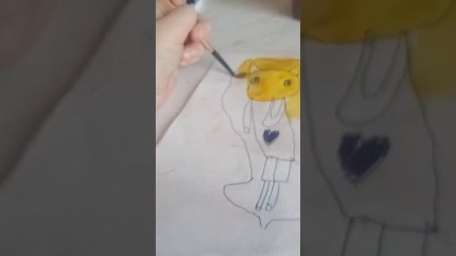 Как нарисовать девочку 2 часть