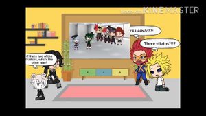 Gacha mha/bnha || part 2 of Deku can sing || Pro hero’s react || Villain Deku au