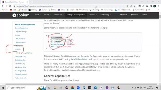 Appium Tutorial in Telugu | by Surendra Jaganadam | Appium Inspector | Desired Capabilities
