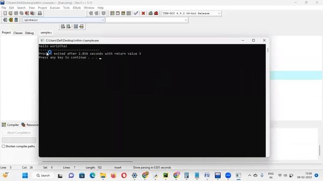 Escape sequence practical in C-language | Telugu C-language Tutorial смотреть онлайн